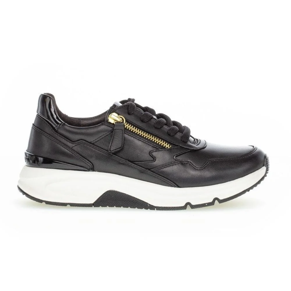 Φωτογραφία προϊόντος: Gabor Sneakers Γυναικείο δέρμα Μαύρο GAB/76898 37-SCHW/GOLD