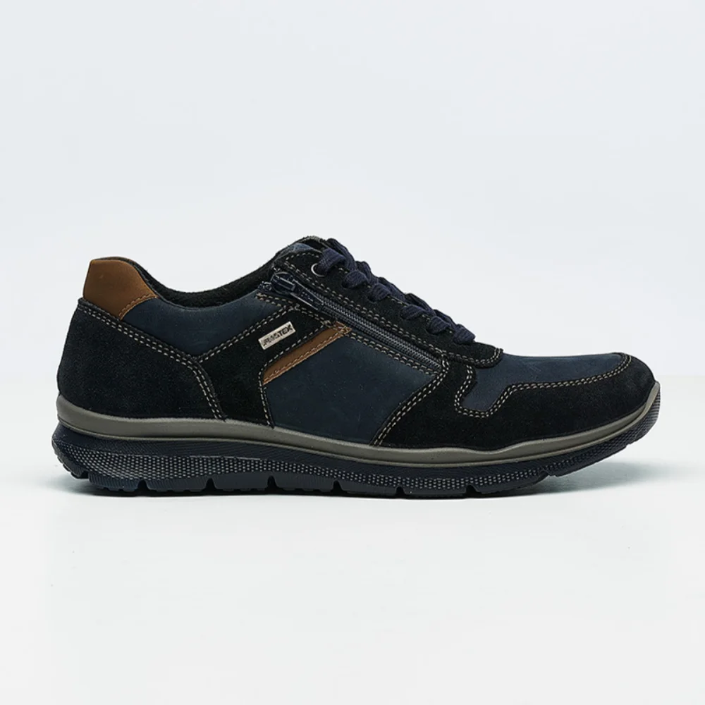 Φωτογραφία προϊόντος: Imac Sneakers Ανδρικό δέρμα Nubuck Μπλέ IMA/253148 NOTTE