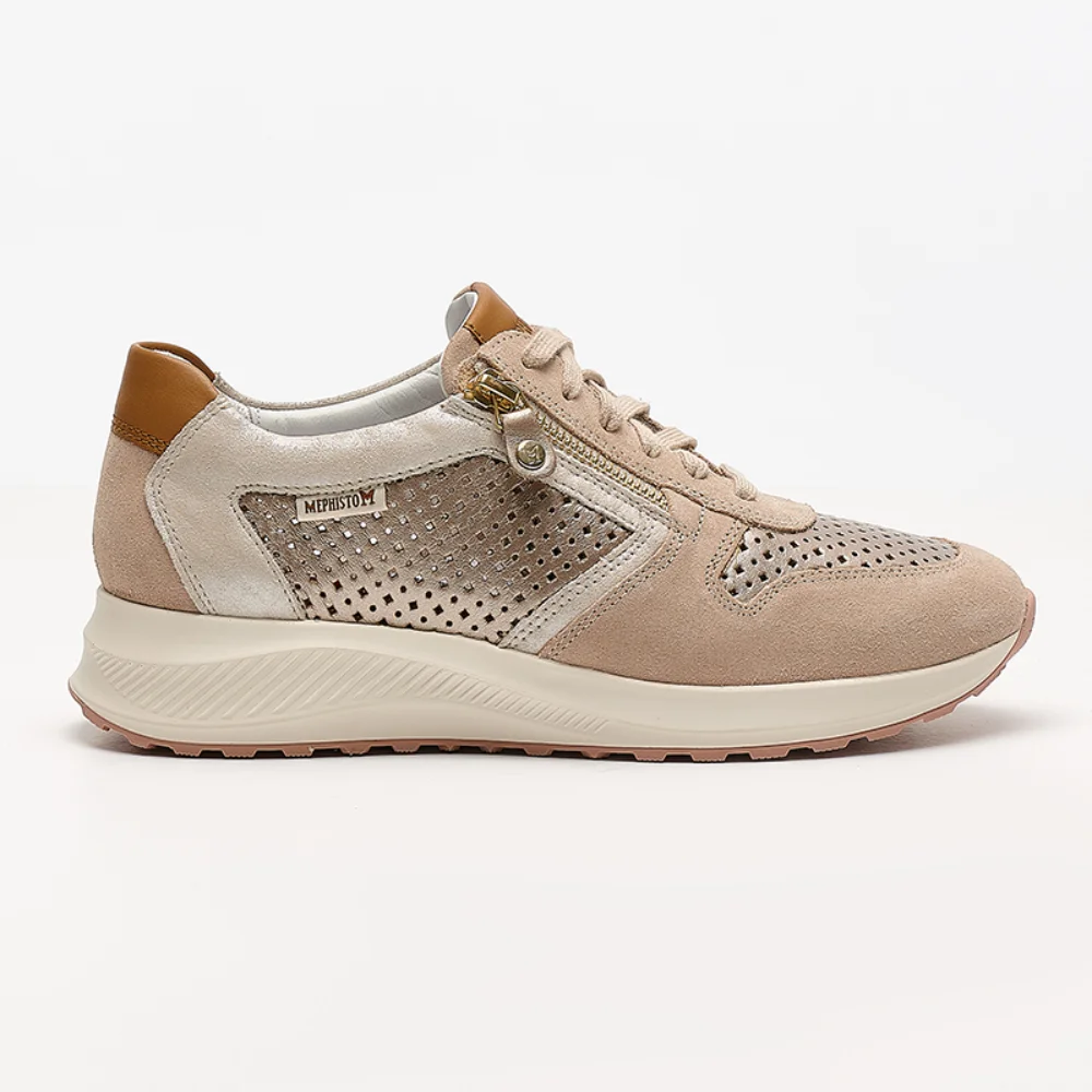 Φωτογραφία προϊόντος: Mephisto Sneakers Γυναικείο δέρμα/δέρμα Nubuck Μπεζ MEP/KIM PERF L/SAND