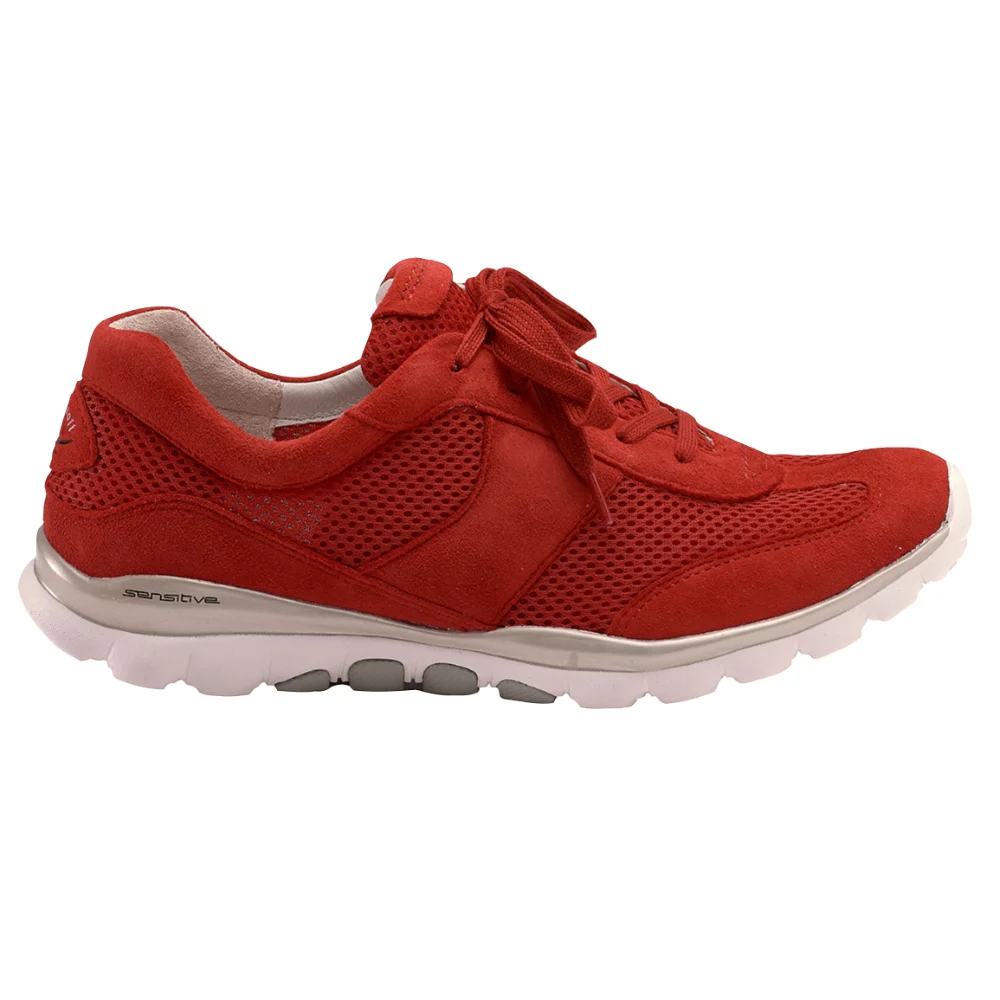 Φωτογραφία προϊόντος: Gabor Sneakers Γυναικείο ύφασμα/δέρμα Nubuck Κόκκινο GAB/66966 68-FLAME