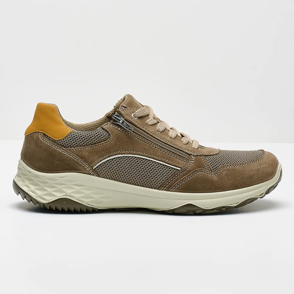 Φωτογραφία προϊόντος: Imac Sneakers Ανδρικό δέρμα Nubuck/ύφασμα Μπεζ IMA/352270 TORTORIA
