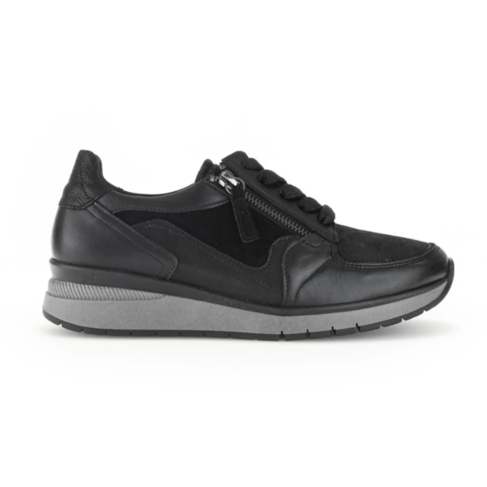 Φωτογραφία προϊόντος: Gabor Sneakers Γυναικείο δέρμα/δέρμα Nubuck Μαύρο GAB/56307 67-SCHWARZ