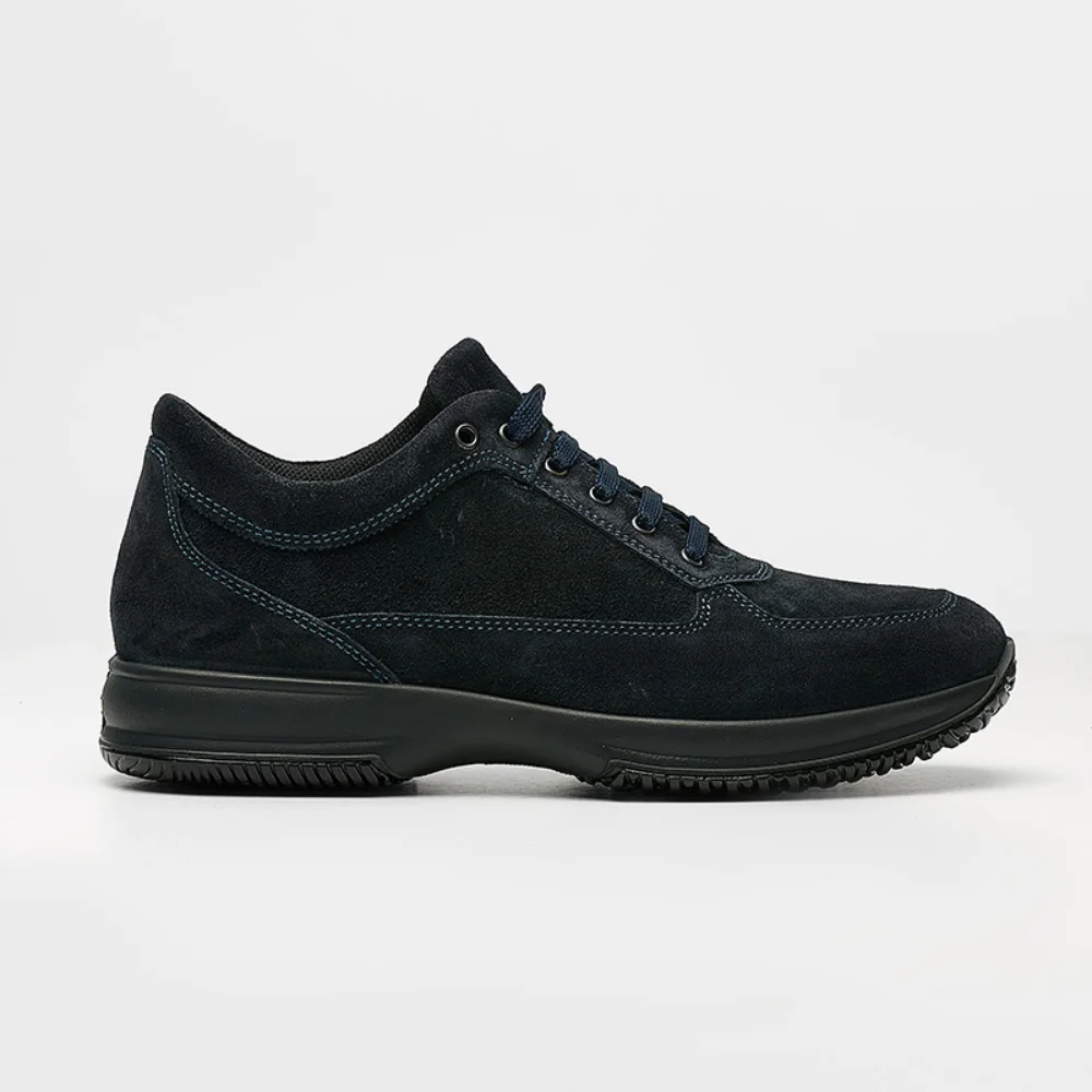 Φωτογραφία προϊόντος: Imac Sneakers Ανδρικό δέρμα Nubuck Μπλέ IMA/651610 NOTTE