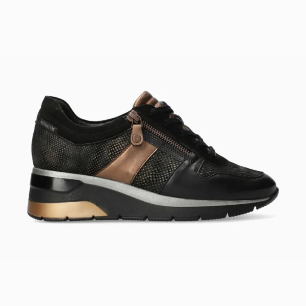 Φωτογραφία προϊόντος: Mephisto Sneakers Γυναικείο δέρμα/δέρμα Nubuck Μαύρο MEP/ELISIA BLACK