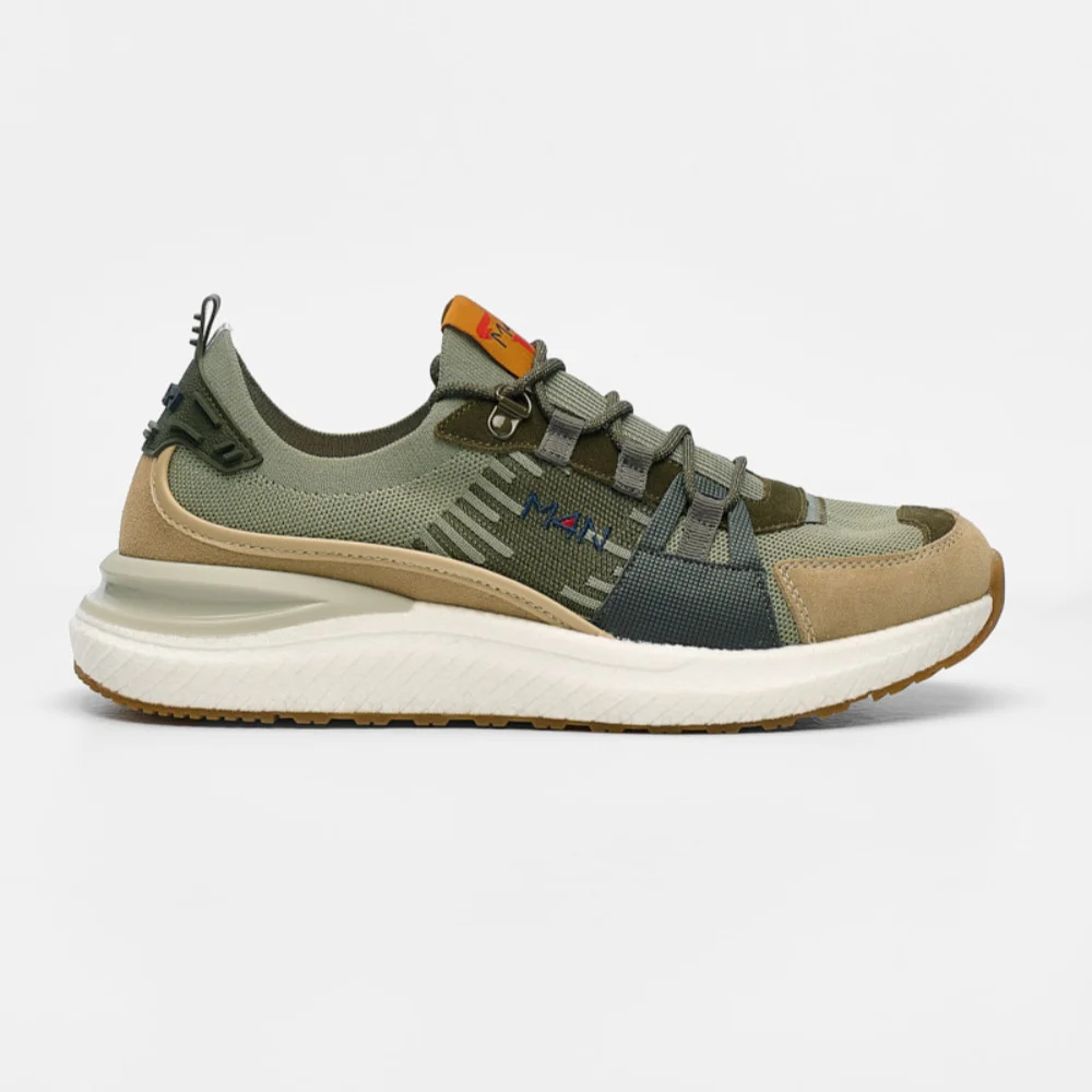 Φωτογραφία προϊόντος: Comart Sneakers Ανδρικό ύφασμα/δέρμα Πράσινο M4N/6048 SALVIA