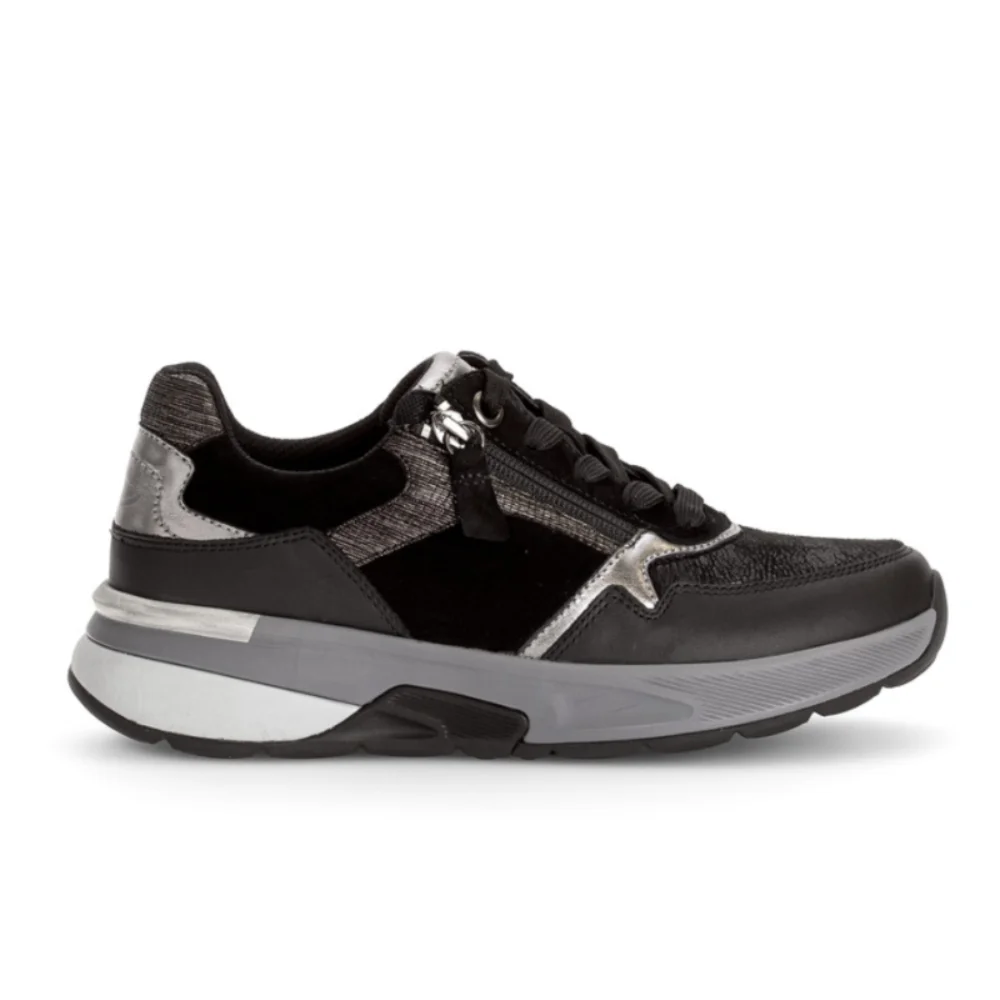 Φωτογραφία προϊόντος: Gabor Sneakers Γυναικείο δέρμα/δέρμα Nubuck Μαύρο GAB/56847 67-SCHWARZ/KOMB