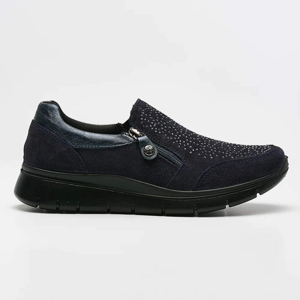 Φωτογραφία προϊόντος: Imac Sneakers Γυναικείο δέρμα Nubuck Μπλέ IMA/256311 BLUE