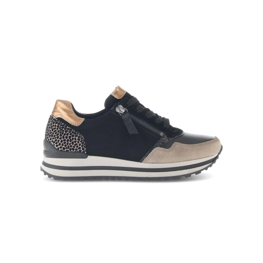 Φωτογραφία προϊόντος: Gabor Sneakers Γυναικείο δέρμα/δέρμα Nubuck Μαύρο GAB/76528 39-KIESEL SCHWA