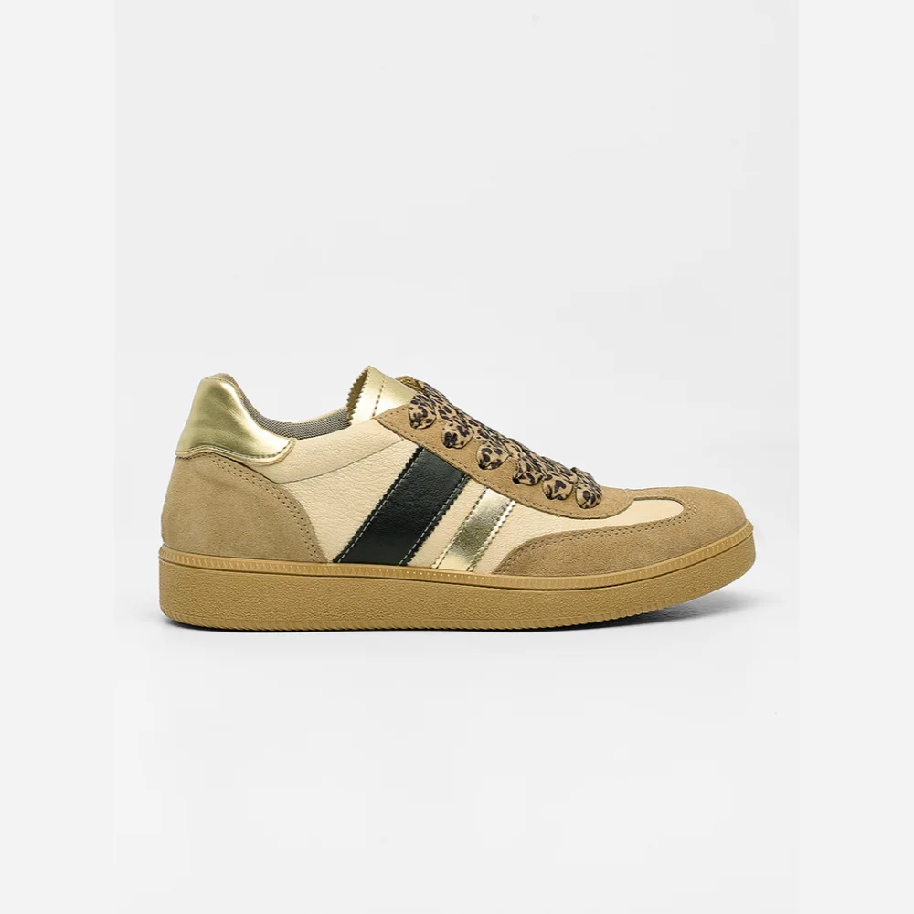 Φωτογραφία προϊόντος: Imac Sneakers Γυναικείο δέρμα/δέρμα Nubuck Μπεζ IMA/106780 BISCOTTO