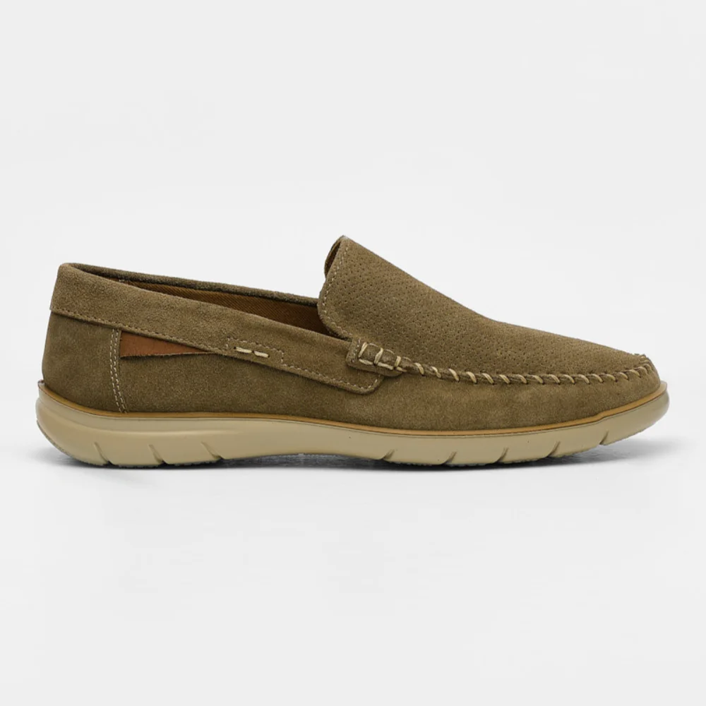 Φωτογραφία προϊόντος: Imac Μοκασίνια-Loafers Ανδρικό δέρμα Nubuck Καφέ IMA/101960 TORTORA