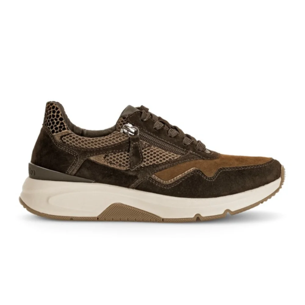 Φωτογραφία προϊόντος: Gabor Sneakers Γυναικείο ύφασμα/δέρμα Nubuck Καφέ GAB/76896 41-CACAO