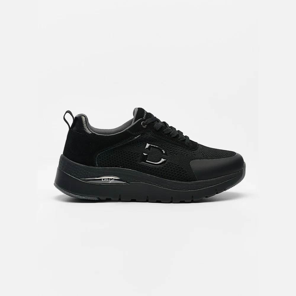 Φωτογραφία προϊόντος: Donna Serena Sneakers Γυναικείο Δέρμα Nubuck/Άλλα Υλικά Μαύρο DSE/145671 BLACK