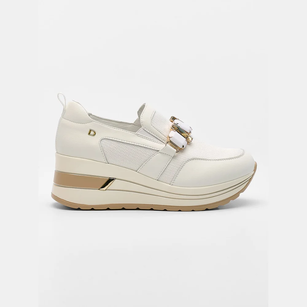 Φωτογραφία προϊόντος: Donna Serena Sneakers Γυναικείο δέρμα Άσπρο DSE/5548 BIANCO