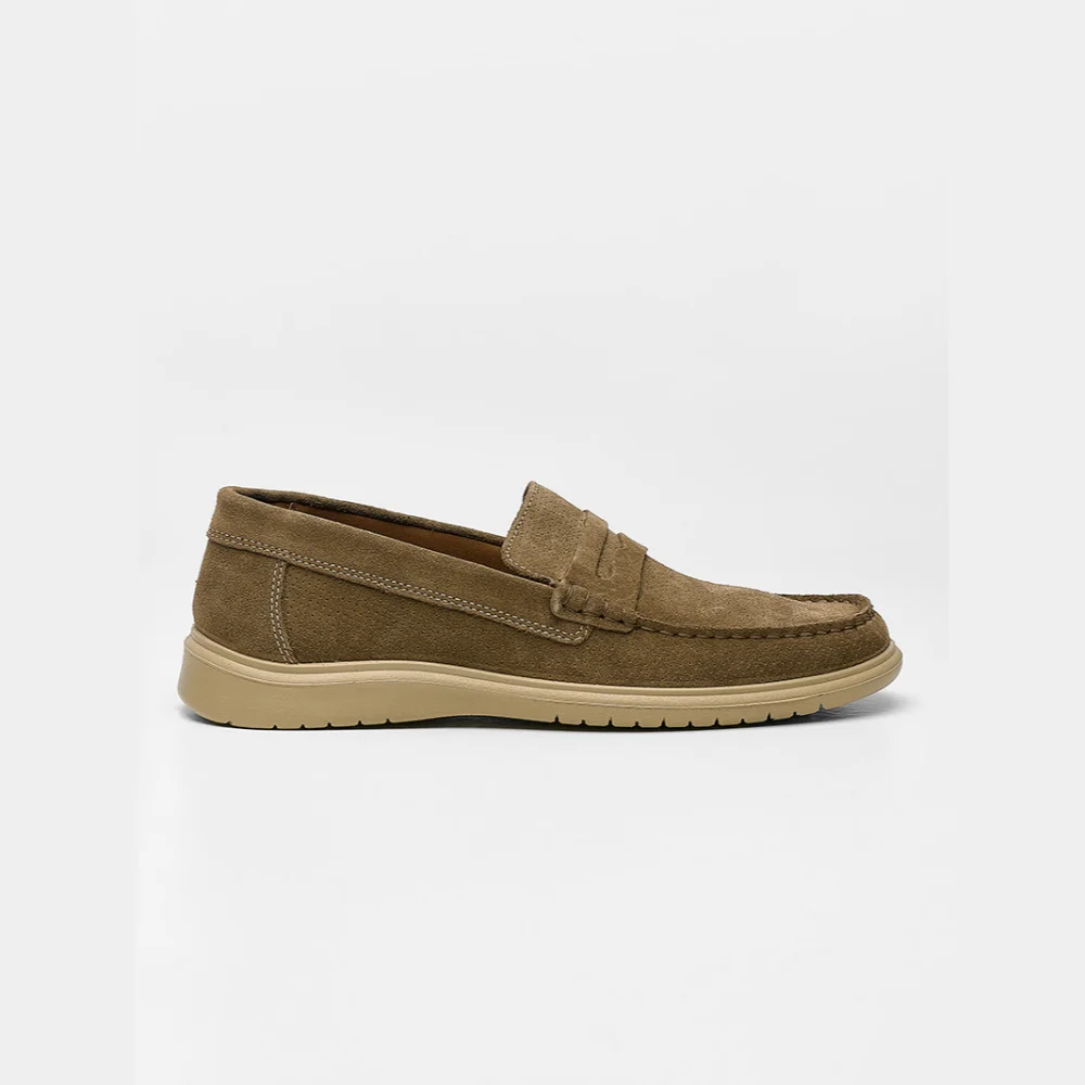 Φωτογραφία προϊόντος: Imac Μοκασίνια-Loafers Ανδρικό δέρμα Nubuck Καφέ IMA/751160 TORTORA
