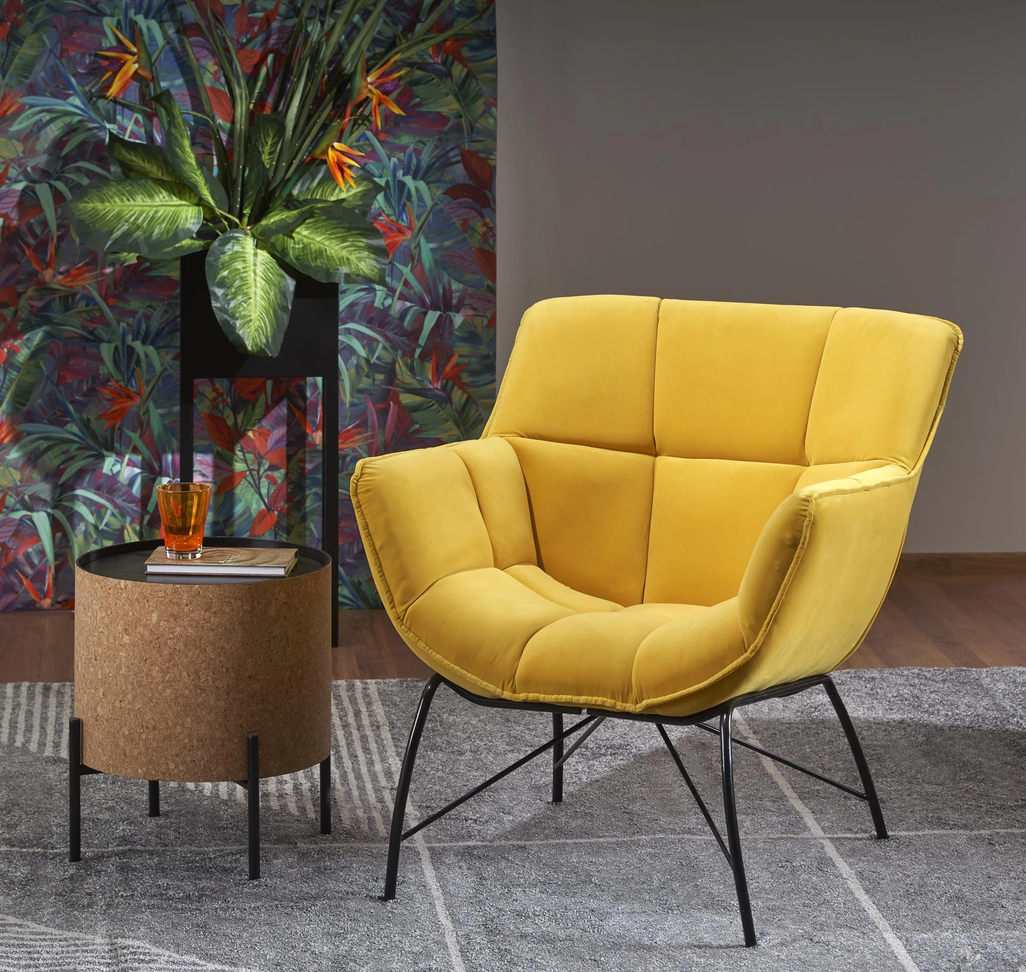 Φωτογραφία προϊόντος: DIOMMI BELTON leisure chair color: yellow