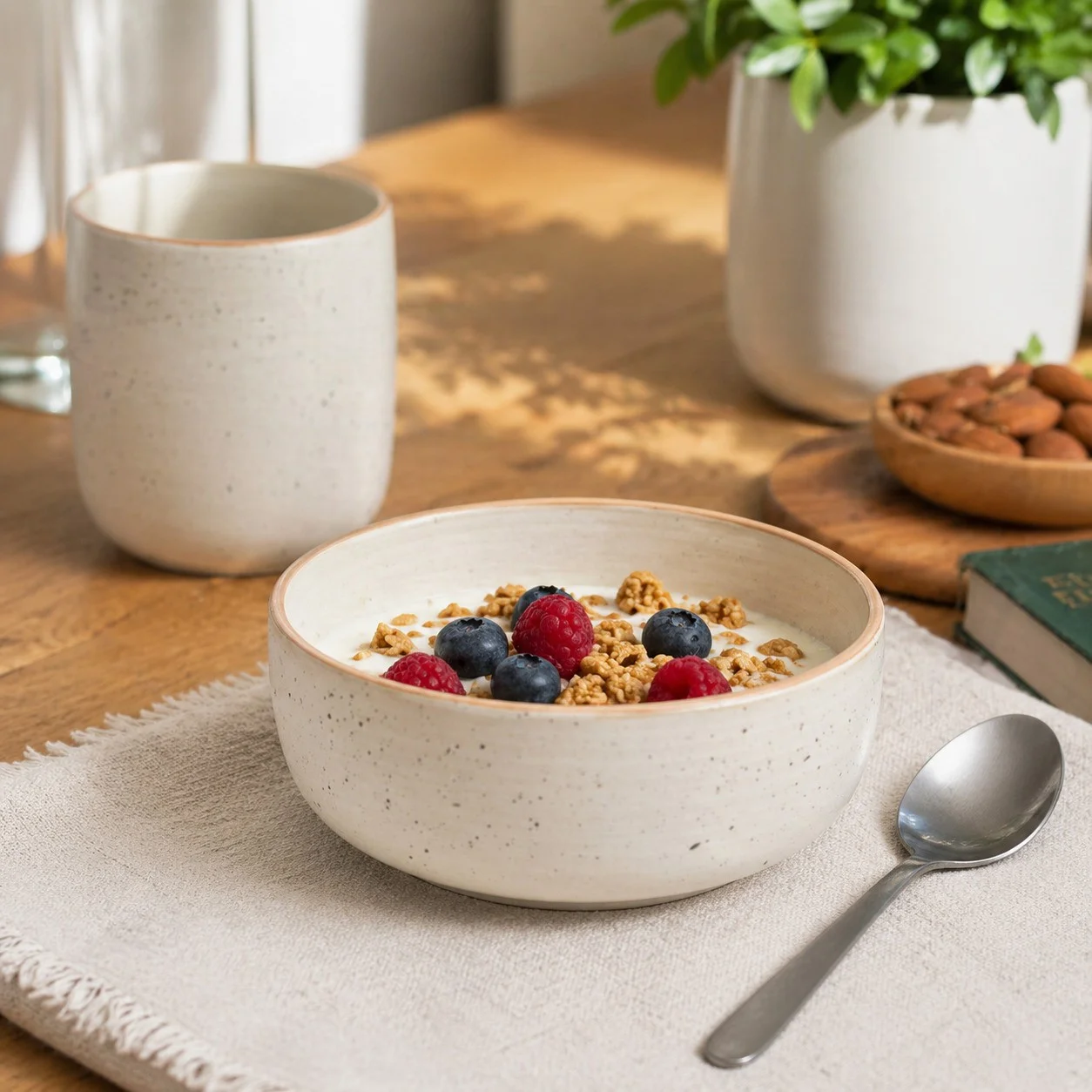 Φωτογραφία προϊόντος: Ankor Μπολ Πρωινού Stonware Harmonia Beige 15cm