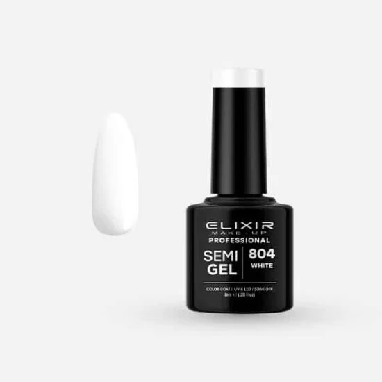 Φωτογραφία προϊόντος: Elixir Ημιμόνιμο βερνίκι 8ml 804 (White)