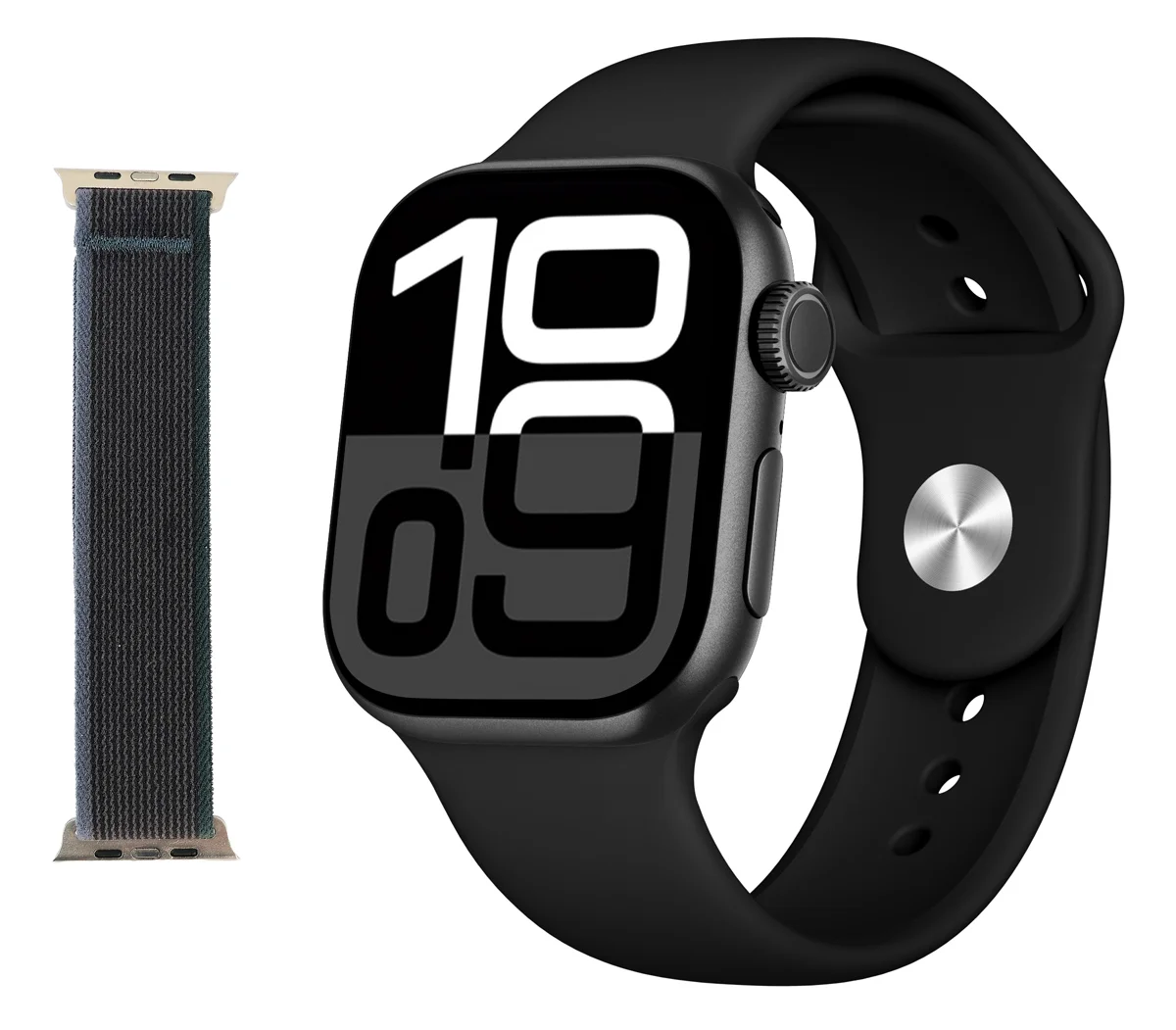 Φωτογραφία προϊόντος: INTIME smartwatch A10 Pro με 2x λουράκια, heart rate, 2.04" AMOLED, IP65, μαύρο