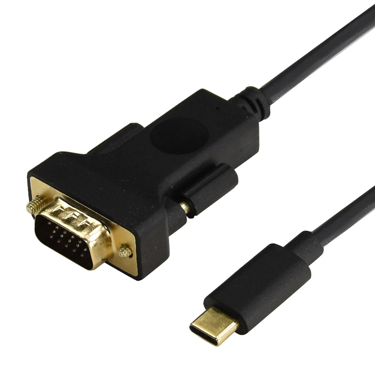 Φωτογραφία προϊόντος: CABLETIME καλώδιο USB-C σε VGA CT-U31-CMVGA, 1080p/60Hz, 1.8m, μαύρο