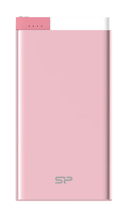 Φωτογραφία προϊόντος: SILICON POWER power bank S105, 10000mAh, USB, Lightning/Micro input, ροζ