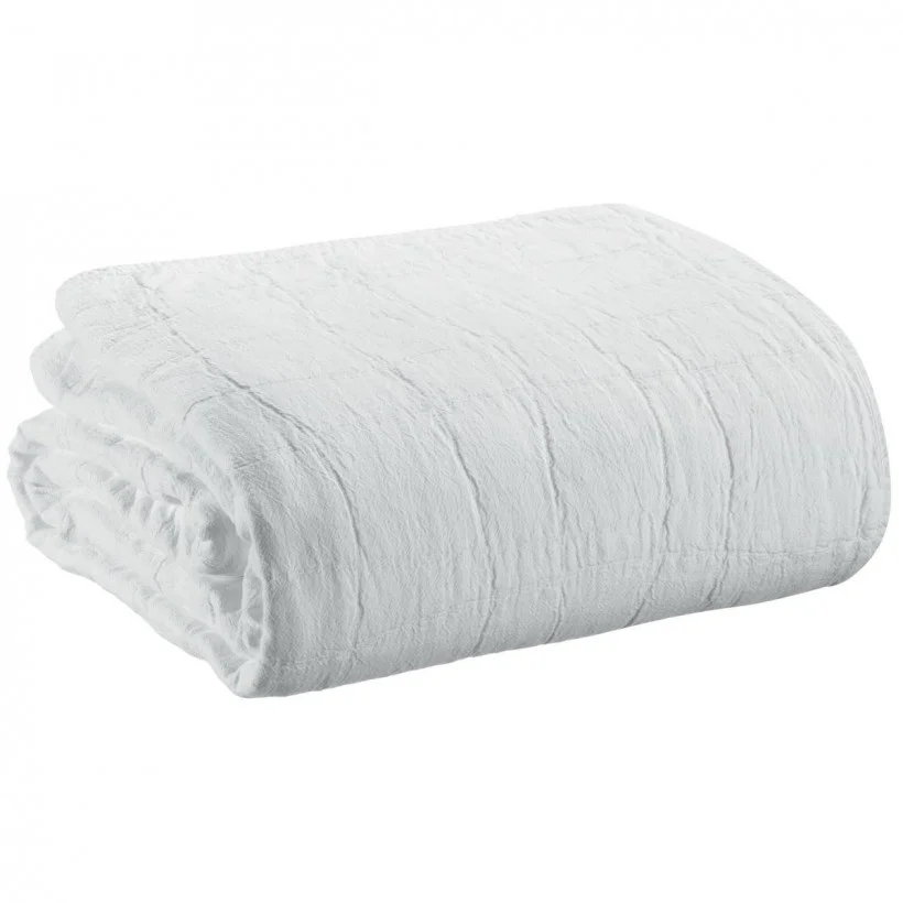 Φωτογραφία προϊόντος: ΚΟΥΒΕΡΛΙ VIVARAISE TITOU BLANC 180×260 100% ΒΑΜΒΑΚΙ