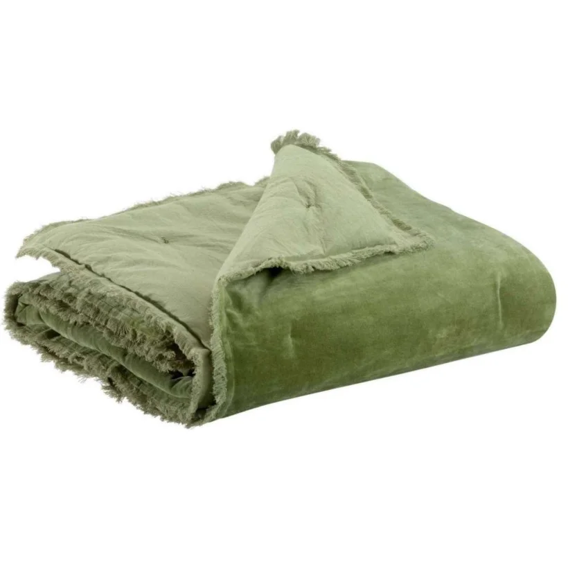 Φωτογραφία προϊόντος: ΡΙΧΤΑΡΙ VIVARAISE FARA OLIVE 135X200 100% ΒΑΜΒΑΚΕΡΟ ΒΕΛΟΥΔΟ