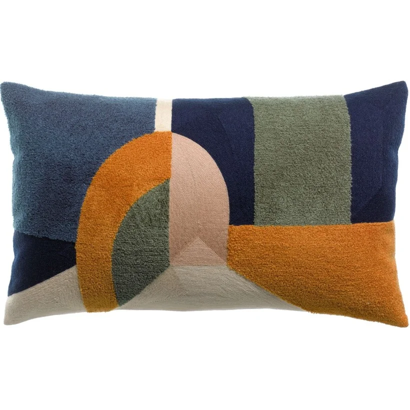 Φωτογραφία προϊόντος: ΜΑΞΙΛΑΡΙ VIVARAISE HIVANA COBALT 30x50 100% ΒΑΜΒΑΚΙ