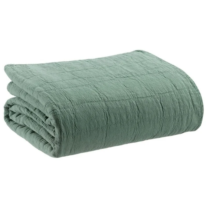 Φωτογραφία προϊόντος: ΚΟΥΒΕΡΛΙ VIVARAISE TITOU VERT DE GRIS 180×260 100% ΒΑΜΒΑΚΙ