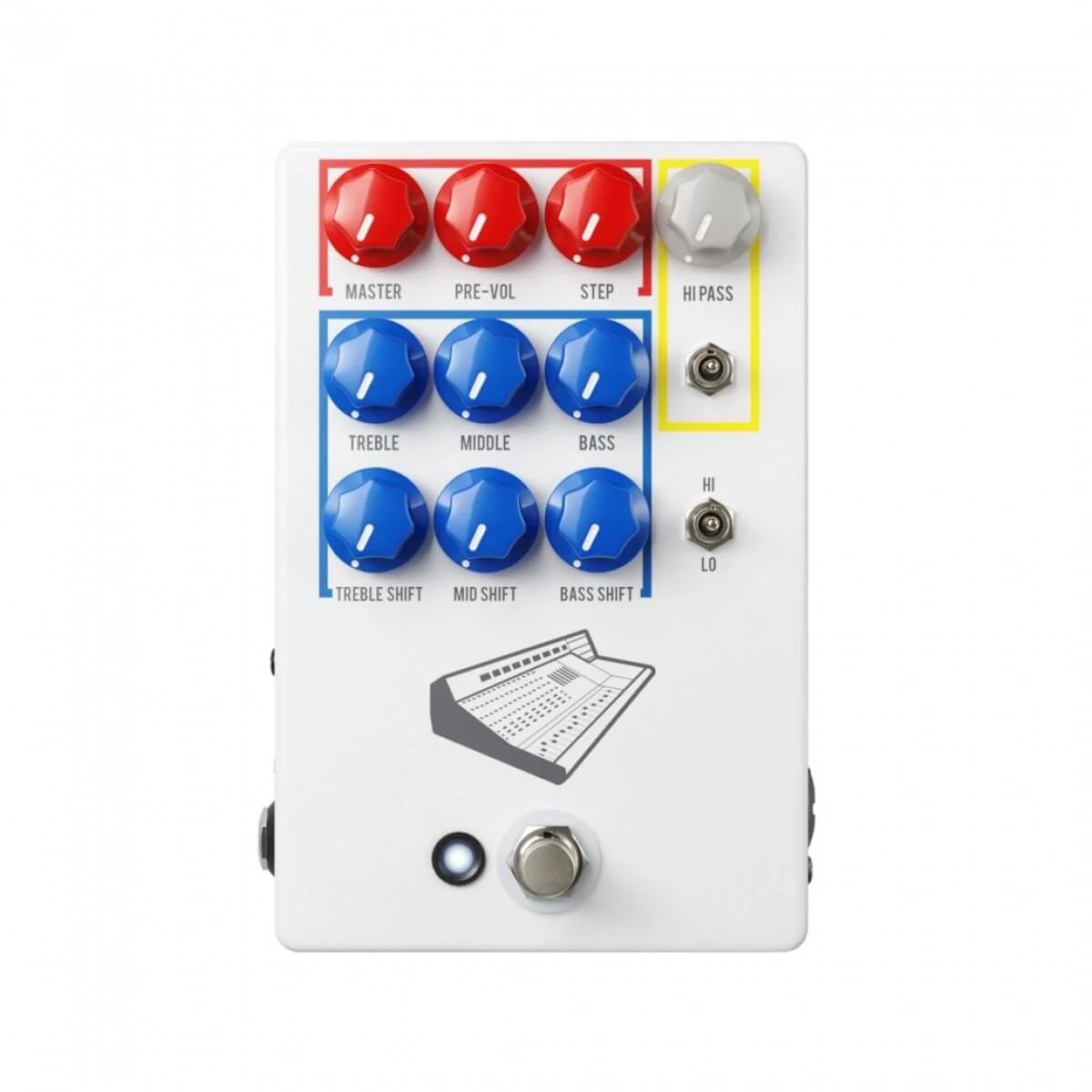 Φωτογραφία προϊόντος: JHS Pedals Colour Box V2 PreAmp/ EQ/ Overdrive/ Distortion/ Fuzz/ DI Box Πετάλι