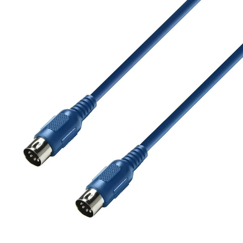 Φωτογραφία προϊόντος: Adam Hall K3MIDI0075BLU 3Star Series Καλώδιο MIDI 0.75m Μπλε