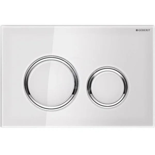 Φωτογραφία προϊόντος: Geberit Sigma 21 115.884.SI.1 Πλακέτα Ενεργοποίησης Λευκό Γυαλί / Γυαλιστερό Χρωμέ