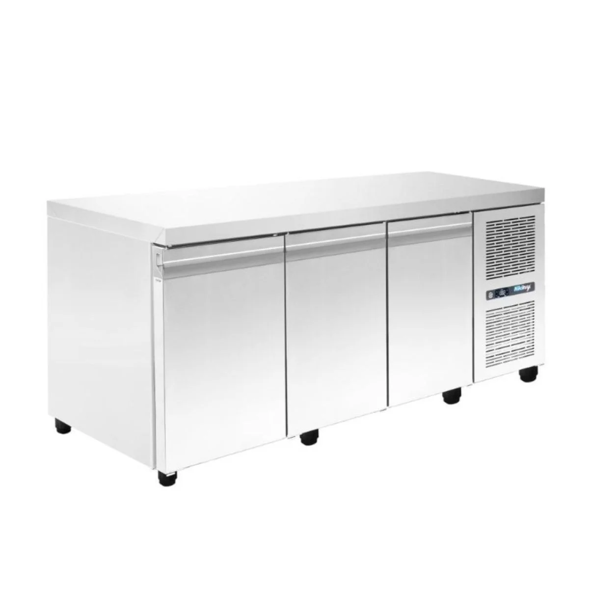 Φωτογραφία προϊόντος: Niki Inox Ψυγείο πάγκος Συντήρηση με 3 πόρτες PA 80 208M