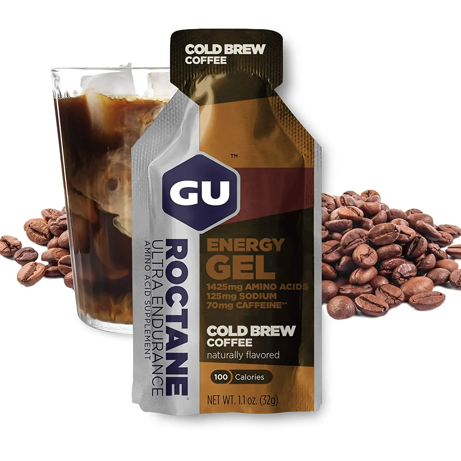 Φωτογραφία προϊόντος: GR GU Roctane Energy Gel Cold Brew Coffee 32g έως 12 άτοκες δόσεις ή 24 δόσεις