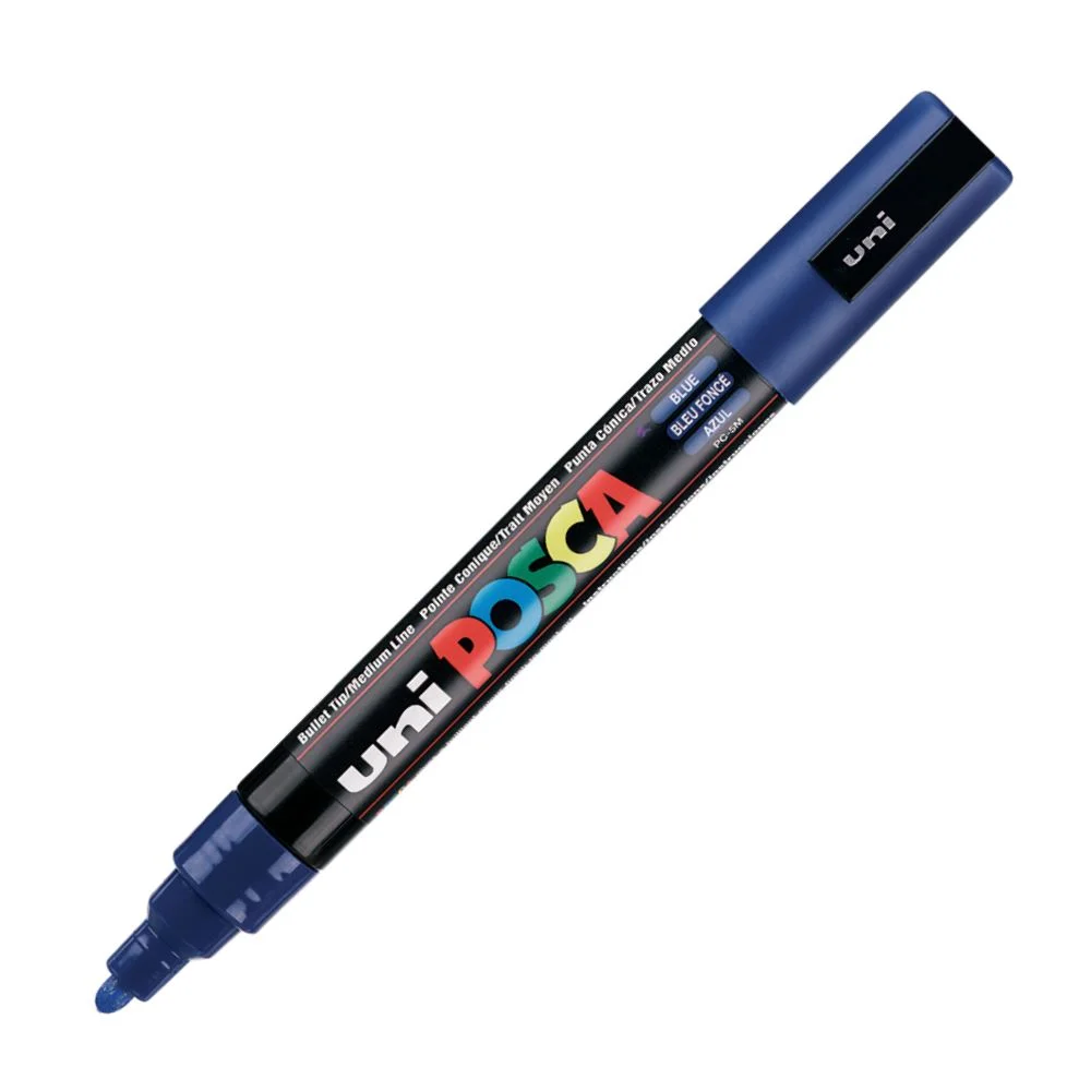 Φωτογραφία προϊόντος: Uni-Posca Μαρκαδόρος Posca PC-5M Blue Uni-Ball