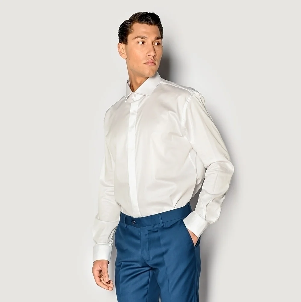 Φωτογραφία προϊόντος: ΑΝΔΡΙΚΟ ΠΟΥΚΑΜΙΣΟ CLASSIC WHITE ΒΑΜΒΑΚΕΡΟ SOGO