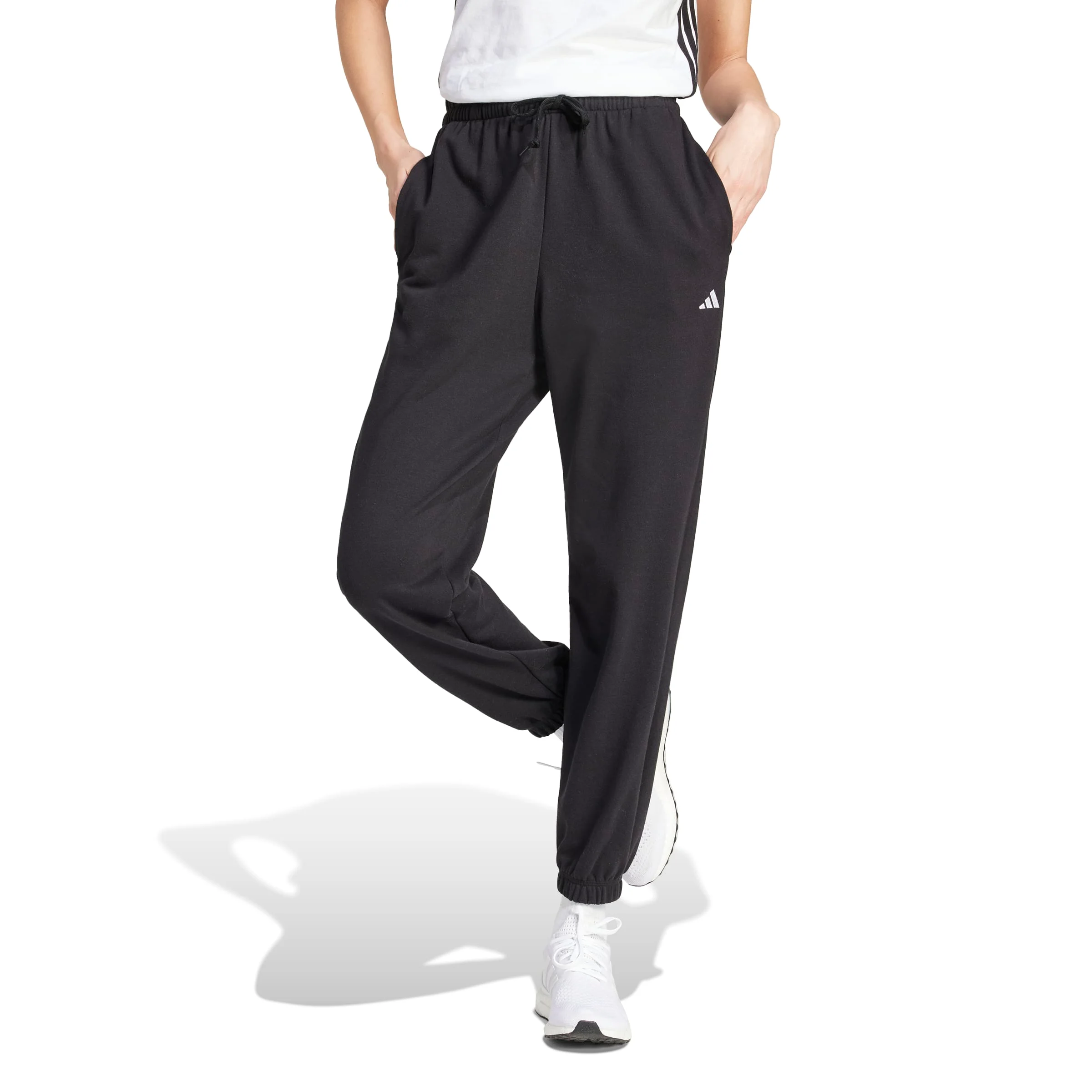 Φωτογραφία προϊόντος: Adidas Essentials Small Logo French Terry Cuffed Pants JD7999 Μαύρο