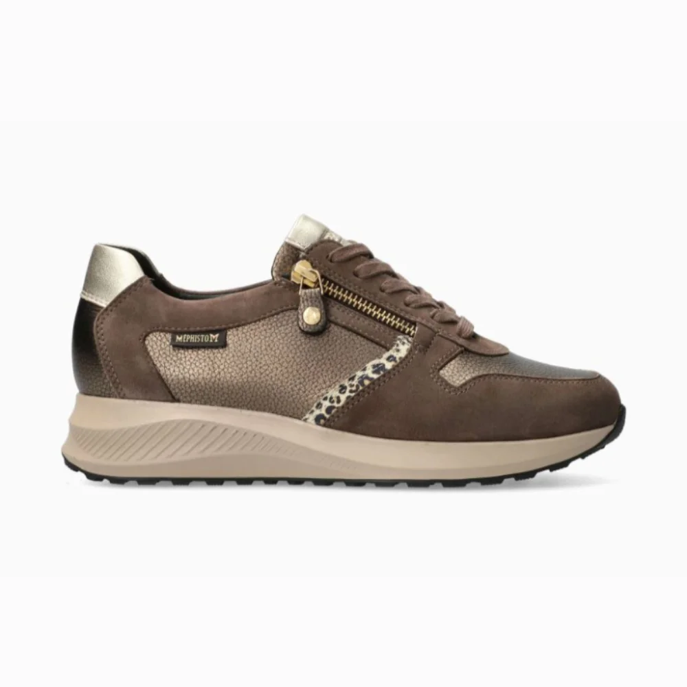 Φωτογραφία προϊόντος: Mephisto Sneakers Γυναικείο δέρμα/δέρμα Nubuck Καφέ MEP/KIM PERF ICE BROWN