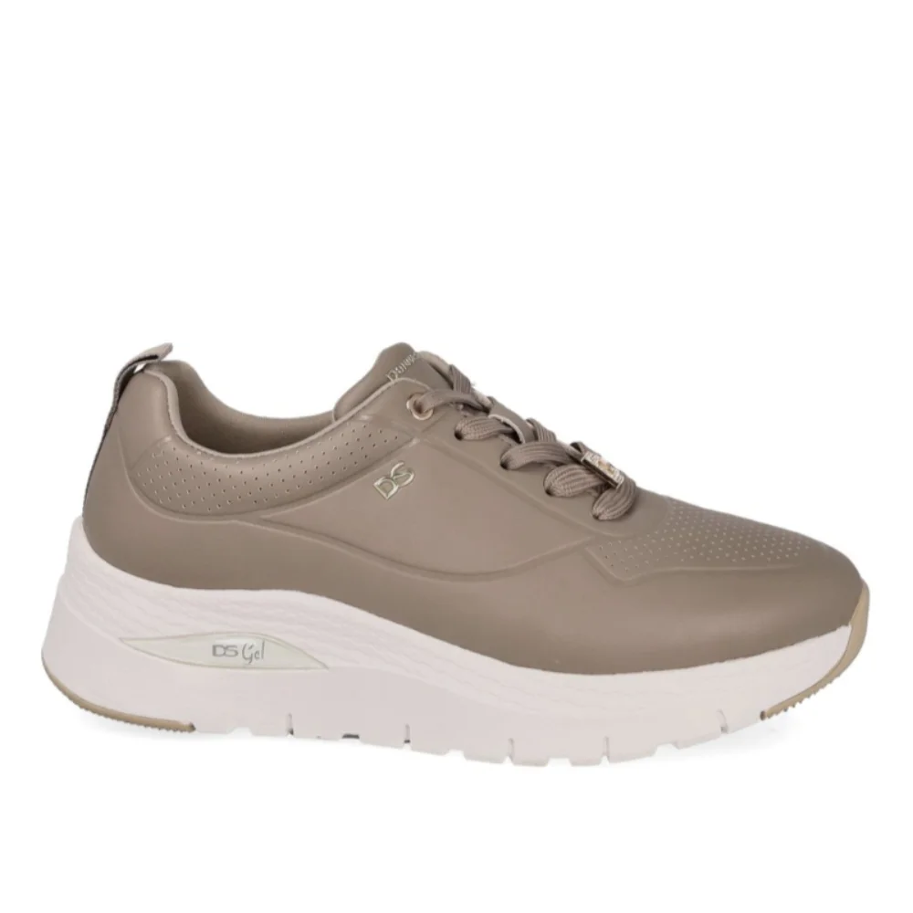 Φωτογραφία προϊόντος: Donna Serena Sneakers Γυναικείο δέρμα Γκρί DSE/145725 TAUPE