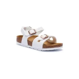 Φωτογραφία προϊόντος: Birkenstock Πέδιλα Παιδικό Birko-Flor(ανθεκτικό υλικό της Birkenstock-επιτρέπει την επαφή με το νερό) Άσπρο BIR/RIO KIDS 1029454 WHITE