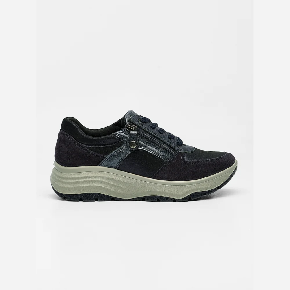 Φωτογραφία προϊόντος: Imac Sneakers Γυναικείο δέρμα/δέρμα Nubuck Μπλέ IMA/856870 BLUE