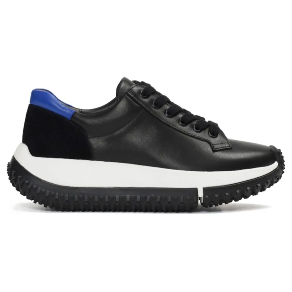Φωτογραφία προϊόντος: 4ccccees Sneakers Γυναικείο δέρμα/δέρμα Nubuck Μαύρο CES/KAPOK DUSK
