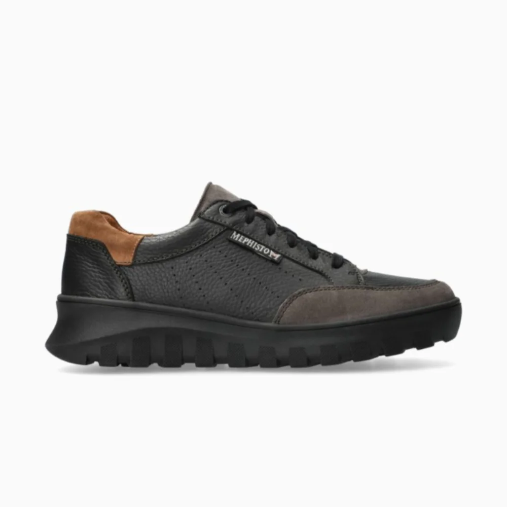 Φωτογραφία προϊόντος: Mephisto Sneakers Ανδρικό δέρμα/δέρμα Nubuck Μαύρο MEP/FLYNN GRAPHITE