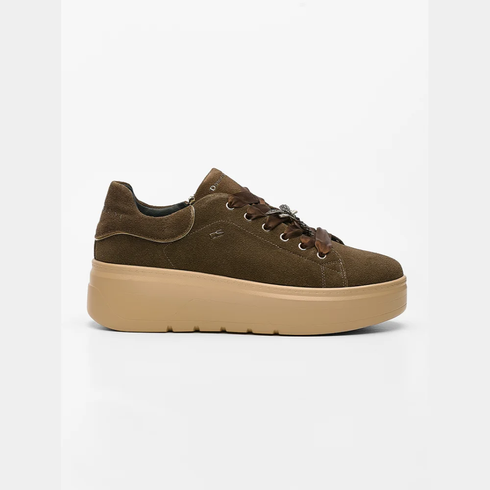 Φωτογραφία προϊόντος: Donna Serena Sneakers Γυναικείο δέρμα Nubuck Καφέ DSE/5885 TDM