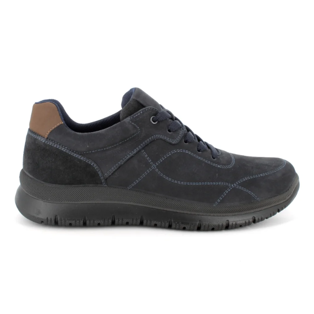 Φωτογραφία προϊόντος: Imac Sneakers Ανδρικό δέρμα Nubuck Μπλέ IMA/452680 NABUK/BLU SCURO