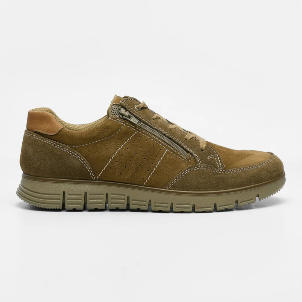 Φωτογραφία προϊόντος: Imac Sneakers Ανδρικό δέρμα Nubuck Μπεζ IMA/102120 TAUPE