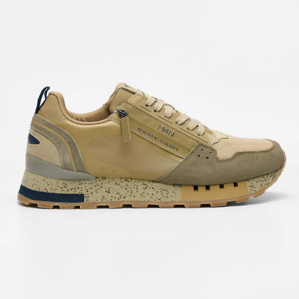 Φωτογραφία προϊόντος: Comart Sneakers Ανδρικό ύφασμα/δέρμα Μπεζ M4N/6042 BEIGE