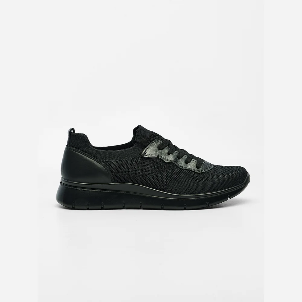 Φωτογραφία προϊόντος: Imac Sneakers Γυναικείο ύφασμα/δέρμα Μαύρο IMA/106210 NERO