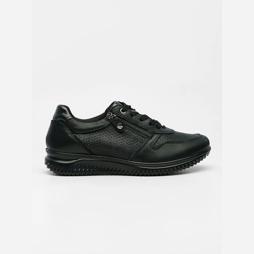 Φωτογραφία προϊόντος: Imac Sneakers Γυναικείο δέρμα Μαύρο IMA/106130 NERO