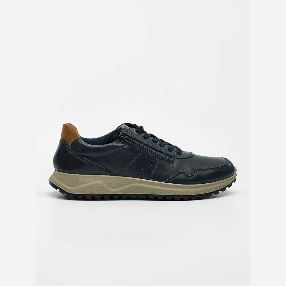 Φωτογραφία προϊόντος: Imac Sneakers Ανδρικό δέρμα Μαύρο IMA/103180 BLUE