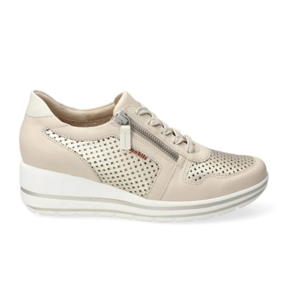 Φωτογραφία προϊόντος: Mephisto Sneakers Γυναικείο δέρμα Μπεζ MEP/ABBY PERF FOG